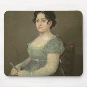 Woman with a Fan, c.1805-06 (oil on canvas) Mouse Mat