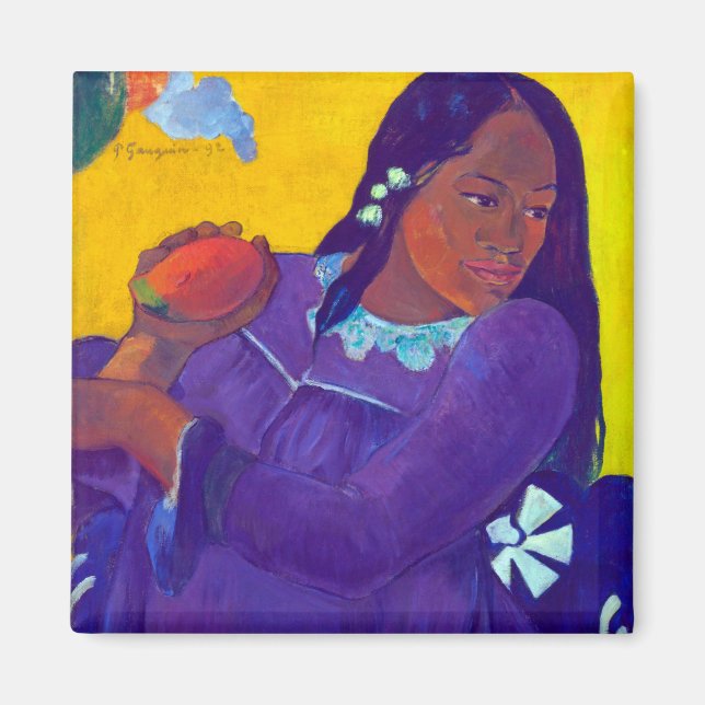 Woman with a Mango, Gauguin Magnet (Front)