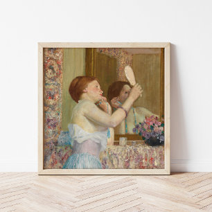 Woman with a Mirror   Frederick Carl Frieseke Poster