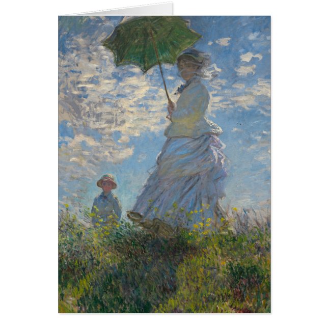 Woman with a Parasol by Monet (Front)
