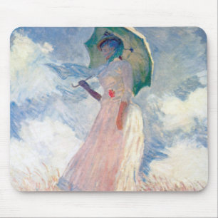 Woman with a Parasol, Claude Monet, 1886 Mouse Mat