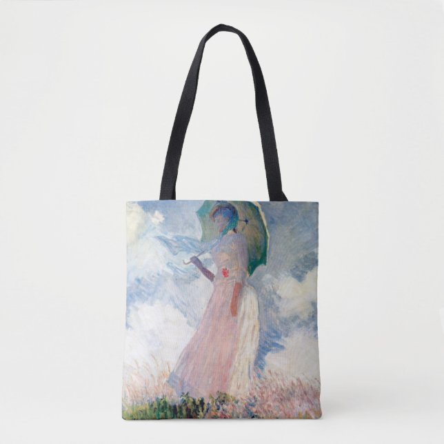 Woman with a Parasol, Claude Monet, 1886 Tote Bag (Front)