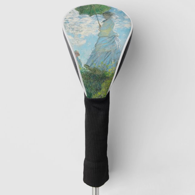 Woman with a Parasol  Claude Monet   Golf Head Cover (Front)
