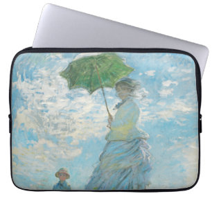 Woman with a Parasol Claude Monet Laptop Sleeve