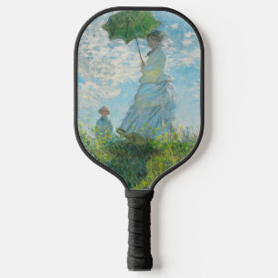 Woman with a Parasol Claude Monet Pickleball Paddle