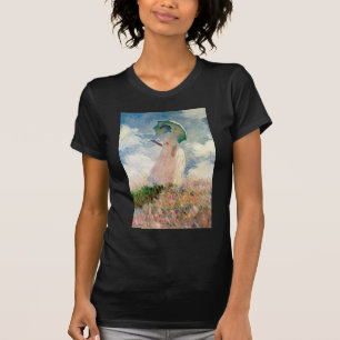 Woman with a Parasol - Claude Monet T-Shirt