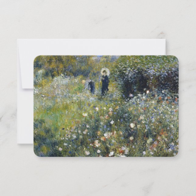 Woman with a Parasol in a Garden by Auguste Renoir (Front)
