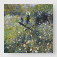 Woman with a Parasol in a Garden by Auguste Renoir