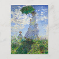 Woman with a Parasol, Madame Monet and Her Son