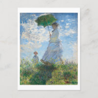 Woman with a Parasol, Madame Monet and Her Son