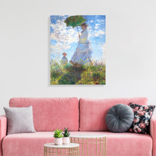 Woman with a Parasol   Monet   Canvas Print