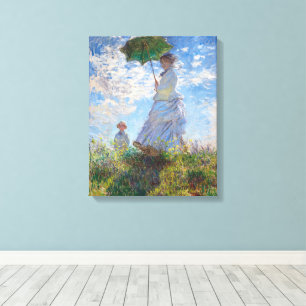 Woman with a Parasol   Monet   Canvas Print