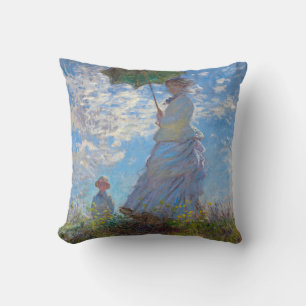 Woman with a Parasol, Monet Cushion