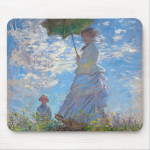 Woman with a Parasol, Monet Mouse Mat