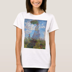 Woman with a Parasol, Monet T-Shirt