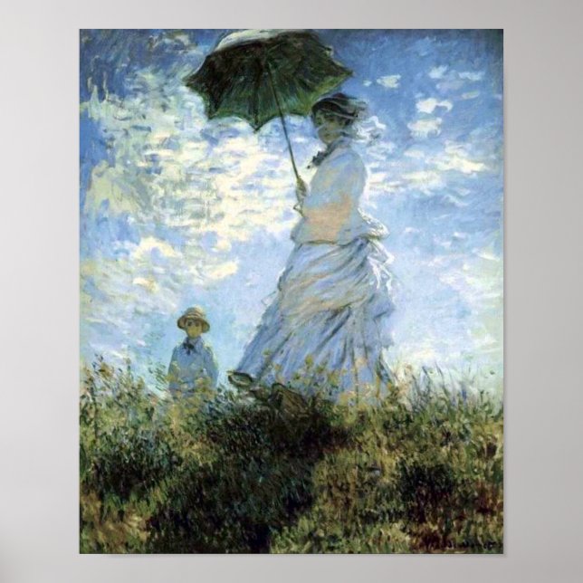 Woman with a Parasol Poster (Front)