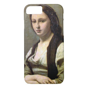 Woman with a Pearl, Camille Corot, 1868-1870 iPhone 8/7 Case