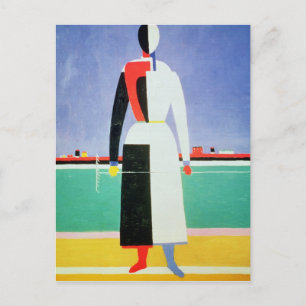 Woman with a Rake, c.1928-32 Postcard