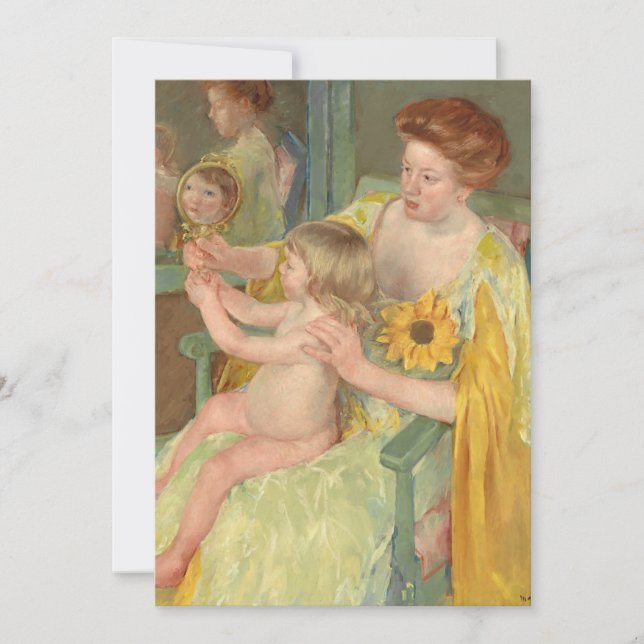 Woman with a Sunflower | Mary Cassatt (Front)