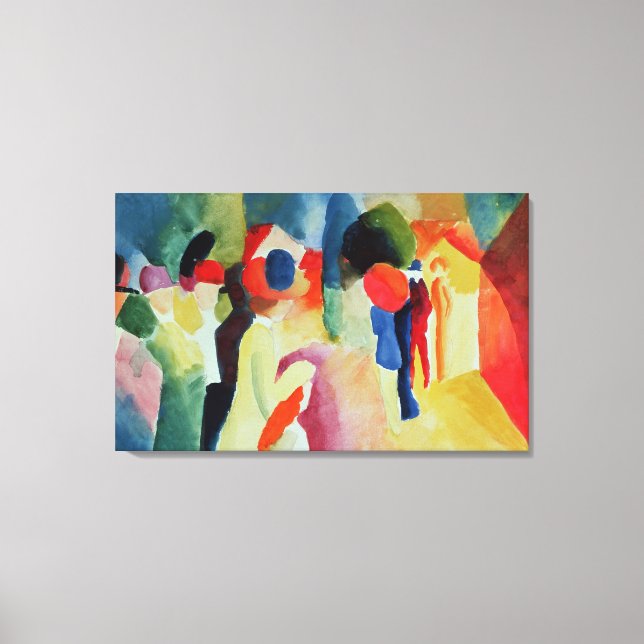 Woman with a Yellow Jacket, 1913 Canvas Print (Front)