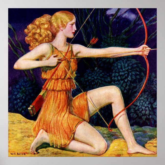 woman with bow poster (Front)