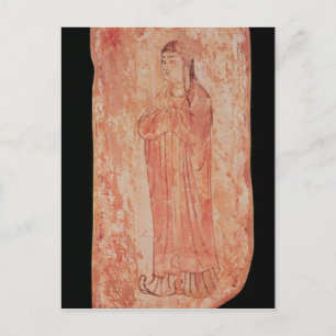 Woman with chinese features in Nestorian Postcard
