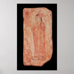 Woman with chinese features in Nestorian Poster