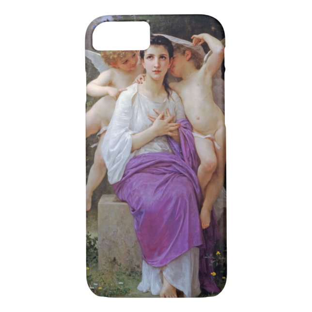 Woman with Cupid, Bouguereau Case-Mate iPhone Case (Back)
