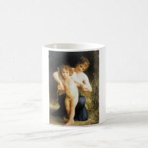 Woman with Cupid, Bouguereau Coffee Mug