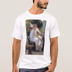 Woman with Cupid, Bouguereau T-Shirt