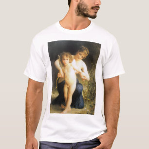 Woman with Cupid, Bouguereau T-Shirt