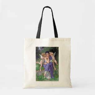 Woman with Cupid, Bouguereau Tote Bag