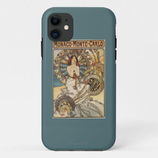 Woman with Feathers - PLM Railway Travel Poster iPhone 11 Case