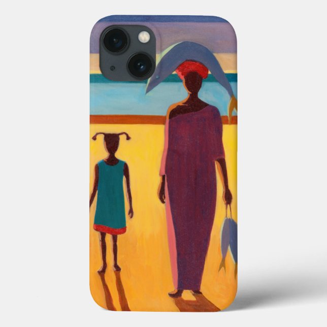 Woman with Fish Case-Mate iPhone Case (Back)