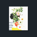 Woman with Flowers Canvas Print<br><div class="desc">Grow Your Own Way I by Victoria Borges. | 138523GG</div>