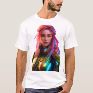 Woman With Futuristic Beauty T-Shirt