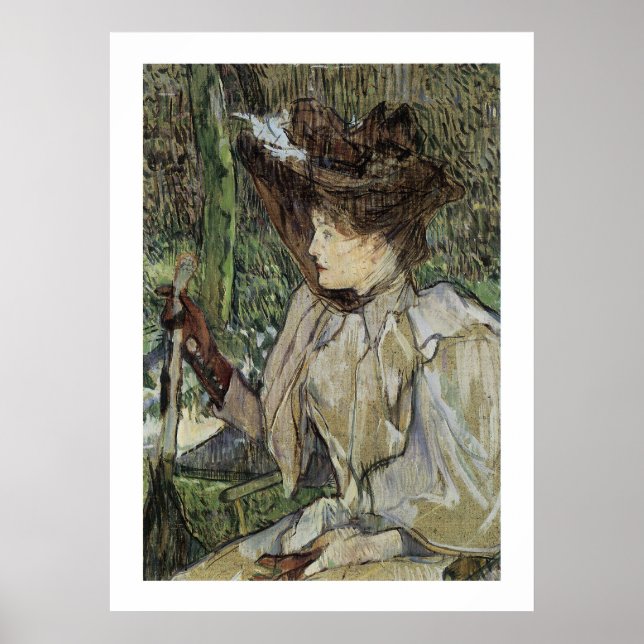 Woman with Gloves (Honorine Platzer) Poster (Front)