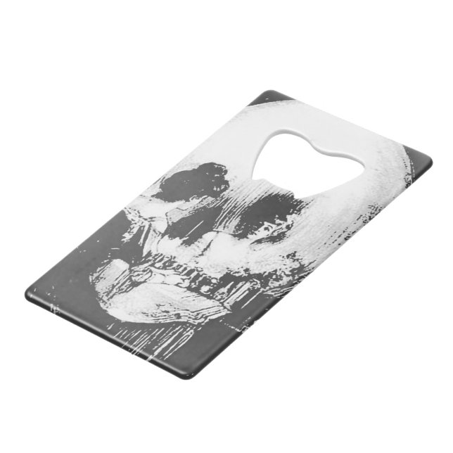 Woman with Halloween Skull Reflection In Mirror (Back Angled)