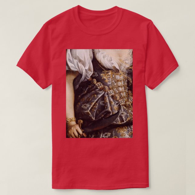 Woman with Knife Renaissance Painting 2 T-Shirt (Design Front)