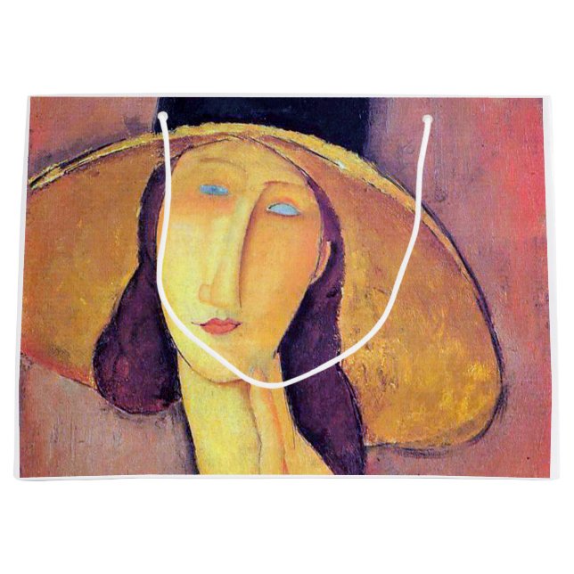 Woman with Large Hat, Modigliani Gift Bag (Front)