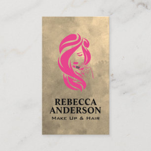Woman with Lipstick Business Card