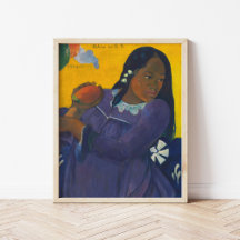 Woman with Mango | Paul Gauguin