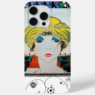 WOMAN WITH ORIENTAL YELLOW TURBAN / Beauty Fashion iPhone 15 Pro Max Case