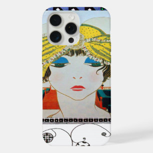 WOMAN WITH ORIENTAL YELLOW TURBAN / Beauty Fashion iPhone 15 Pro Max Case