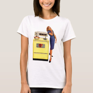 Woman with Oven 1960 T-Shirt