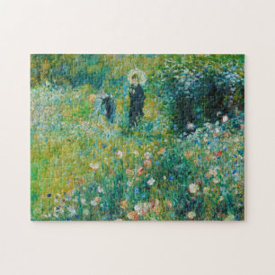 Woman with Parasol, Garden, Renoir Jigsaw Puzzle