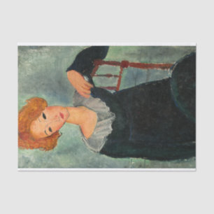 Woman with Red Hair by Amedeo Modigliani Tissue Paper