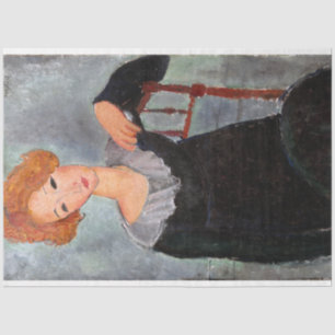 Woman with Red Hair, Modigliani Tissue Paper