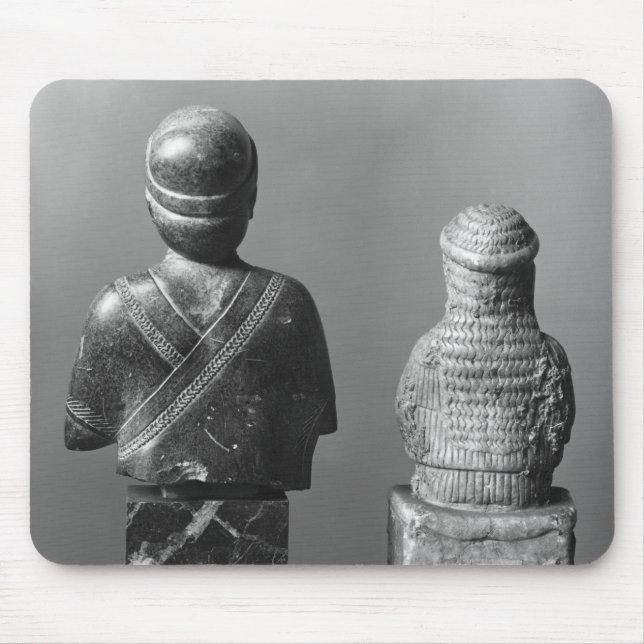 Woman with the shawl mouse mat (Front)