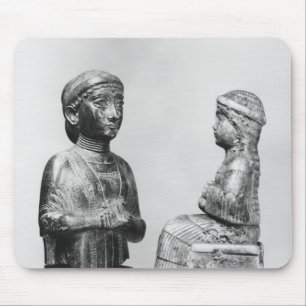Woman with the shawl mouse mat